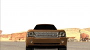 Range Rover для GTA San Andreas миниатюра 5