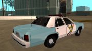 Ford LTD Crown Victoria 1991 South Dakota Highway Patrol для GTA San Andreas миниатюра 3