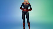 Captain Marvel para Sims 4 miniatura 8