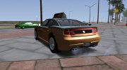GTA V BRAVADO Buffalo S Downtown Cab Co для GTA San Andreas миниатюра 2