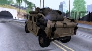 Hummer HMMWV w/mounted Cal.50 para GTA San Andreas miniatura 3