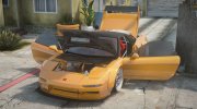 1992 Honda NSX-R (NA1) Liberty Walk for GTA San Andreas miniature 3