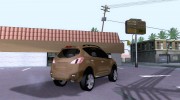 2012 Nissan Murano для GTA San Andreas миниатюра 3