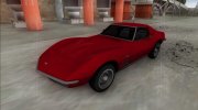 Chevrolet Corvette C3 Stingray для GTA San Andreas миниатюра 3