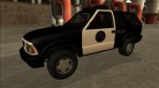 2001 GMC Jimmy Police для GTA San Andreas миниатюра 1