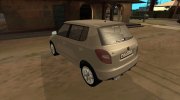 Skoda Fabia RS 2011 для GTA San Andreas миниатюра 3