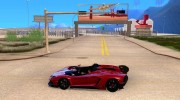 Lamborghini Aventador J 2012 para GTA San Andreas miniatura 2