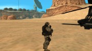 Modern army skin of United States для GTA San Andreas миниатюра 2