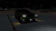 Dodge Challenger RTShaker F7 (IVF, VEHFUNCS, ADB) para GTA San Andreas miniatura 2