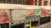 Winter 24hours Supermarket для GTA San Andreas миниатюра 7