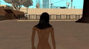 Angelica black nude для GTA San Andreas миниатюра 3