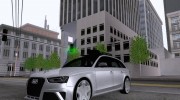 Audi RS4 Avant B8 2013 для GTA San Andreas миниатюра 1