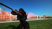 Nano Sniper Girl from Warface for GTA San Andreas miniature 5