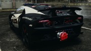 Lamborghini Sesto Elemento 2011 Police v1.0 [ELS] for GTA 4 miniature 3