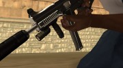 MP5 Grey Chrome для GTA San Andreas миниатюра 2