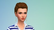 Серьги с жемчугом para Sims 4 miniatura 2