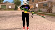 Skin HD GTA V Online в маске Star wars para GTA San Andreas miniatura 3