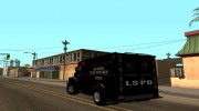 BearCat SWAT Truck для GTA San Andreas миниатюра 2
