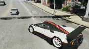 Pagani Zonda R 2009 Italian Stripes для GTA 4 миниатюра 3