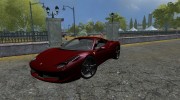 Ferrari 458 Italia для Farming Simulator 2013 миниатюра 1