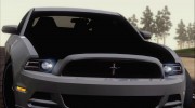 Ford Mustang Boss 302 2013 for GTA San Andreas miniature 9