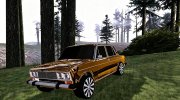 VAZ 2106 Gold Chrome (Azerbaijan Avtosh Style) for GTA San Andreas miniature 1