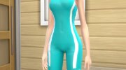 Kizaragy Swimsuit - Moschino SP needed for Sims 4 miniature 7