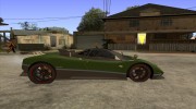 Pagani Zonda Tricolore 2010 для GTA San Andreas миниатюра 5