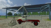 Magirus Mounted Crane With Bucket v 1.1 for Farming Simulator 2013 miniature 3