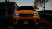 Land-Rover Range Rover Sport SVR L494 2015 para GTA San Andreas miniatura 2