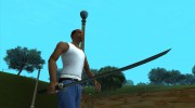 HQ Katana (With HD Original Icon) для GTA San Andreas миниатюра 2