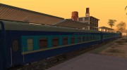 Плацкартные вагон фирменного поезда Новокузнецк для GTA San Andreas миниатюра 2