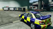 Subaru Impreza WRX Police para GTA 4 miniatura 3