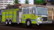Pierce Quantum Miami Dade Fire Department Tanker 6 для GTA San Andreas миниатюра 1