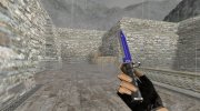 Bayonet Automatic Blue para Counter Strike 1.6 miniatura 3