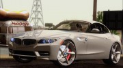BMW Z4 2011 sDrive35is 2 Extras (HQ) para GTA San Andreas miniatura 2