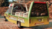 Jurassic Park Tour Bus V1.1 for GTA 5 miniature 2