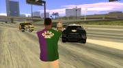 Футболка Joker GTA para GTA San Andreas miniatura 5