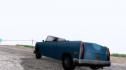 Cabbie Cabrio [Civil] для GTA San Andreas миниатюра 2