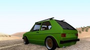 VW Mk1 para GTA San Andreas miniatura 2