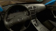 Lexus IS 350 Elite para GTA San Andreas miniatura 5