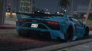 2022 Lamborghini Aventador LP 780-4 Ultimate LB Silhouette for GTA San Andreas miniature 8