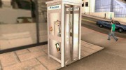 Телефонная будка для GTA San Andreas миниатюра 1