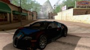 Bugatti Veyron 16.4 Custom para GTA San Andreas miniatura 10