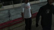 Футболка N.W.A para GTA San Andreas miniatura 4