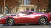 Ferrari 458 Y10 для GTA 4 миниатюра 2