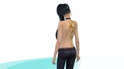 Tatto Dragon para Sims 4 miniatura 2