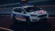 Ford Focus Police Nationale para GTA 5 miniatura 5