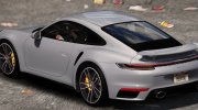 Porsche 911 Turbo S 2021 для GTA 5 миниатюра 3