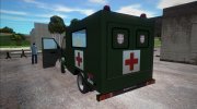 Zastava Rival Военная Скорая Помощь (Military Ambulance) for GTA San Andreas miniature 3